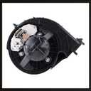 Front HVAC Heater Blower Motor Assembly with Resistor Compatible with BMW X5 2007–2014 X6 2008–2014 Left Hand Drive, Replaces 64116971108 64119229658
