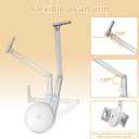 1 Pack Toy Box Hinges Soft Close Hinges for Wooden Box, Smooth Close Lid Support Kit, with Easy Installation Template, 105 Degree Open Angle