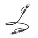 Basesailor 4 in 1 USB C to USB C Cable 1ft,60W Fast Charging Multi Charger Cord with USB Converter/iOS/Type C for iPad 8th 9th 10th Air 4th 5th Mini 6th Generation,A54 A53 A52 A13 A35 A34 A33 A32 A73