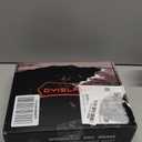 DYISLAND XT-7 Hydraulic Disc Brakes Calipers, Line Pulling/ Cable Actuated Front & Rear Brake Calipers for MTB/ Mountain/ Road Bike/ E-Bike (Red-Brakes)