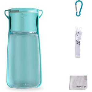 Portable Dog Water Bottle SHAFGO 19 OZ Large Pet Travel Water Dispenser No Spill for Walking Dishwasher Safe