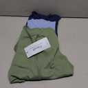 Baby Sleep Sack 0-6 Months, 100% Cotton Sleeping Sack for Newborn and Infant, 3 Pack Baby Wearable Blanket, 0.5 Tog Lightweight Double Zipper Sleep Bag Cyan (Small)