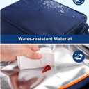 Amersun Kids Insulated Lunch Box- Water-Resistant, Reusable Cute Lunch Tote Bag with Water Bottle Holder & Multi-Pocket-Ideal for Ages 3+ Girls, Boy, School,Travel-Dark Blue