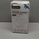 Heated Blanket Electric Throw 52"X60",Electric Blanket with Foot Pocket,6 Heat Settings & 1-10 Hours Time Settings Auto-Off,Machine Washable Heating Blanket for Home and Office (Gray)