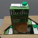 Pacific Foods Organic Turkey Broth, 32 oz Carton (12 Pack), Best Before Oct.04, 2025