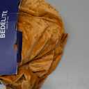 BEDELITE Velvet Fitted Sheet and Pillowcases Set, Luxury Soft Fuzzy Bottom Sheet with Reinforced Elastic Corner Straps, Deep Pocket up to 15", 1 Fitted Sheet and 2 Pillowcases (Queen, Burnt Orange)