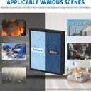 4-Pack MK07 Air Filter Compatible with AROEVE MK07 Air-Purifier, 4-in-1 H13 Ture HEPA Replacement Filter for MK07, Standard Version, Blue