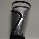 Dog Cone Collar, Transparent Recovery Cone for Large Medium Small Dogs, Soft Elizabethan Collar After Surgery to Prevent Licking Wound, Enhanced Visibility Patented (S(Neck:9.75-11.75"))