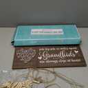 Mothers Day Grandma Gifts Picture Frame, Birthday Gifts for Grandma from Granddaughter Grandchildren, Grandkids Photo Holder Nana Gift Grandpa Grandmother Hanging Photo Display Christmas Card Holder