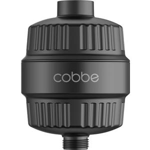 Cobbe HD HEAVY DUTY High Output Shower Filter – 99% REMOVAL Shower Head Filter for Hard Water, Heavy Metals, Chlorine and Harmful Substance, Improve your skin and hair - Black