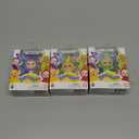 Teletubbies 4-Pack Set with Tinky Winky, Dipsy, Laa-Laa, Po 2.5-inch Flocked Cheebee Collectible Figures
