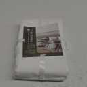 NEXHOME PRO Cotton Duvet Cover Queen Size White, Organic Natural Linen Feel 100% Washed Cotton 3 Pieces Bedding Set with Zipper Closure & Corner Ties, Breathable(No Comforter) (Queen (90"x90"))