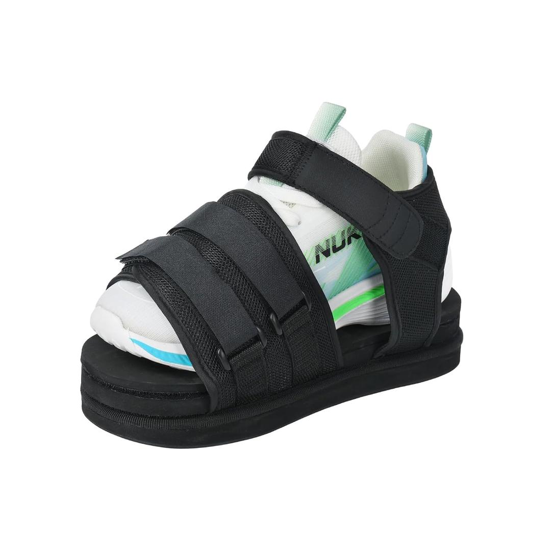 Shoe Lift for Uneven Legs, Shoe Balancer Shoes Leveler for Use with Fracture Boots, Shoes Riser with Adjustable Height for Gait Improvement (Large)