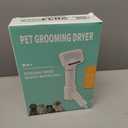 Portable Dog Hair Dryer with Brush  300W, 3 Heat Settings, Professional, Overheat Protection for Small Medium Pets