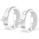 2PACK for iPhone Charger 6FT,Lightning Charging Cable,for Apple Certified Cord for iPhone 14/13/12/11 Pro/X/Xs Max/XR/8 Plus/7/6s/SE/5c/5s,for iPad Air/Mini USB Charge 6Foot