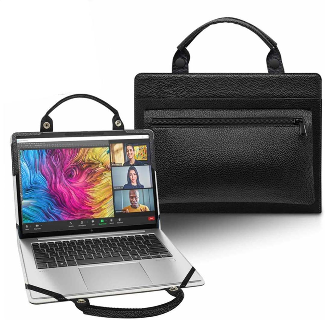 Laptop Case Cover for HP Fortis 14 G10 Chromebook/Fortis 14 G11 Chromebook/Fortis 14 G11 Chromebook Enterprise with Portable Bag with Bag Handle,Black