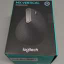 Logitech MX Vertical Wireless Mouse  Ergonomic Design Reduces Muscle Strain, Move Content Between 3 Windows and Apple Computers, Rechargeable, Graphite