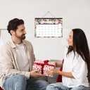 4 x 2026 Desk Calendar - JAN 2026 - DEC 2026, 2026 Calendar, 12 Monthly Calendar, 17" x 12", Desk/Wall Calendar 2026 with Desk Pad, Ruled Blocks, To-do List & Notes, Tear Off, Twin-Wire Binding, Large Desk Calendar for Home & Office Organizing - Floral