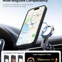 BXYJY for iPhone 17 Pro Max Case with Stand, Magnetic Compatible with MagSafe, Camera Control Button, Full Lens Protection, Rugged Military Grade Drop, Translucent Matte Slim Case for 17 Promax, Black