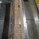 Rolanstar Bed Frame Twin Size with USB Charging Station, LED Bed Frame with Wood Storage Headboard, Black Metal Platform Bed with Under Bed Storage, No Box Spring Needed, Noise Free