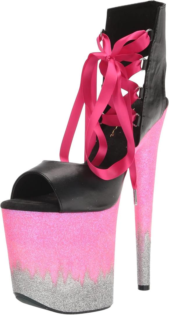 Ellie Shoes Women's 850-braxton Heeled Sandal (10, Pink)