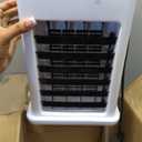 Portable Air Conditioners, Swamp Cooler Portable AC Unit for Home Use, Windowless Evaporative Air Cooler with 2.6 Ga Removable Water Tank, Fast Cooling Portable AC for Room, Bedroom, Office