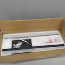 LED Wall Sconce Set of 2 Black Remote Modern LED Vanity Lights Set of 2 Indoor Wall Light Fixtures for Living Room, Dimmable Wall Sconce for Bedside Bedroom Bathroom, 23.6inch 2 Pack