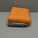 Weighted Blanket 12lbs Twin Size Orange Grey 48"x72"for Adults Heavy Blanket are Comfortable and Cozy