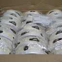 48 Pcs Wedding Tambourines Bulk for Adults, 6 Inch Wooden Handheld Drum with Metal Jingles Thank You Cards, Percussion Gift Musical Instrument for Church Bridal Shower Party Celebration