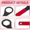 Water Sensor Wrench Set for 6.6L Duramax Engines,Use for Replacing The Fuel Filter or Servicing The Water Sensor,Includes 6-Point 34900 & 12-point 34350 Water Sensor Wrench