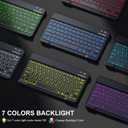 Harvopu Compatible for iPad Air 11-inch/ 10.9"Air 5th 4th Generation Case with Keyboard -Backlit Detachable, Folio Keyboard Cover with Pencil Holder for iPad Air 11 Inch M4/M3/M2, Air 5/ Air 4 (Black)