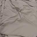 Monbix Oversized King Size Comforter Set - 7 Pieces Apricot Beige Bed in a Bag Oversized King Bedding Sets with Comforters, All Seasons Comforter Bed Set with Sheets, Pillowcases & Shams