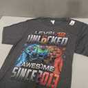 Level 12 Unlocked Awesome Since 2013 12 th Birthday Gaming T-Shirt Size S