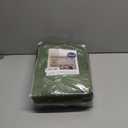 MIULEE Velvet Curtains Olive Green Elegant Long Grommet Curtains Black Out Thermal Insulated Soundproof Room Darkening Drapes for Classical Living Room Bedroom Decor 52 x 96 Inch Length 2 Panels Set