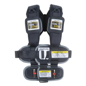 RideSafer - Small Black, Lightweight, Compact, Portable Car Seat - Perfect for Travel and Everyday Child Safety (Small)