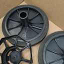 Gallon Trash can Replacement Wheel with Rubber Hollow Shaft 18.9 Inch Garbage can Wheel for Outdoor Patio Garden Waste Bin