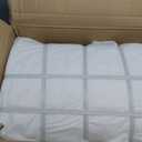 feliz home 6-Inch Tri-Folding Mattress Full Size - Foldable Futon Sofa Bed with Removable Washable Cover, Folding Futon Mattress | Non-Slip Bottom & Carry Handles for Guest, Camping, Dorm