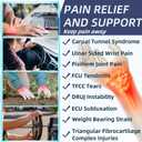 Wrist Brace for TFCC Tears, Ulnar Sided Wrist Pain, DRUJ Instability - Hand Brace for Tendonitis, Arthritis, Sprains, De Quervains Tenosynovitis, Carpal Tunnel Relief - Right Hand