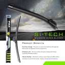 Piaa 97060 24-Inch (600mm) Si-Tech Silicone Wiper Blade, Premium All-Season OEM Windshield Wiper Replacement