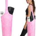 IwIeIaIrI Yoga Mat Bag for Women with Large Size Pocket and Zipper Pocket,Yoga Bag Mat Carrier Holder Fits Most Your Stuff,Yoga Accessories Gifts