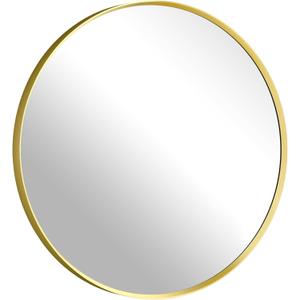 Gold Circle Wall Mirror 18 inch, Brushed Gold Round Bathroom Mirror for Vanity,Living Room,Entryway,Hallway,Home Decor Gold Circle Wall Mirror 18 inch, Brushed Gold Round Bathroom Mirror for Vanity,Living Room,Entryway,Hallway,Home Decor