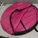 Pop Up Pod - Privacy Shower Tent, Dressing Room, or Portable Toilet Stall with Carry Bag for Camping, Beach, or Tailgate by Wakeman Outdoors (Pink)