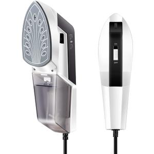 HOMETOP Handheld Steamer for Clothes, 30-Second Fast Heat-up, 1300W Powerful Garment and Fabric Steamer, Removes Wrinkle, Portable Steam Iron for Home and Travel (Black)