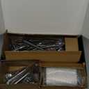 Home Hero 54-Piece Stainless Steel Kitchen Utensils Set - Heat-Resistant Nonstick Silicone & Stainless Steel Cooking Utensils - Complete Tools with Slotted Spoon & Pasta Spoon - Pack of 54, Silver