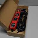 Power Circuit Tester, 6-24V DC Test Light Short Circuit, Automotive Component Electrical Polarity Identify Continuity Tester, Overload Protection Red