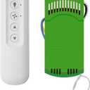 Ceiling Fan Remote Control Kit with Receiver, Replacement for Hunter 99770, 99772, 99392, 99813, Universal 3-Speeds Remote Control Kit, Fans Control with Dimmer