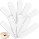 Lineshading 10 Pack 16 1/2" Replacement Fan Blades for 42" Ceiling Fan Waterproof Weatherproof Blades Replacement for Broken Substitution Replacing Indoor Summer (White)