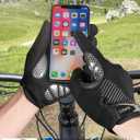 COFIT Anti-Slip Cycling Gloves for Men Women, Touchscreen Breathable Gloves Mountain Bike Gloves for BMX ATV MTB Riding, Road Racing, Bicycle, Climbing, Boating (XX-Large, 5. Full-finger Black)