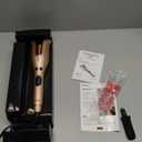 CHI Spin N Curl, Curling Iron For Healthy & Shiny Effortless Curls & Waves, Provides Preset Temperature Settings For Each Hair Texture, Rose Gold (1 Count (Pack of 1))