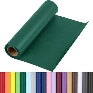 RUSPEPA Dark Green Kraft Wrapping Paper Roll, 17.5"x 393"(32.8'), Recyclable Green Art Gift Wrap Paper for Christmas Gift Wrapping, Table Covering, Art & Craft Supplies, Bouquet Flower, 80GSM